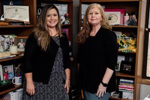 Picture of Gina Frasca, Assistant Superintendent and Secretary, Kelly Ramirez 